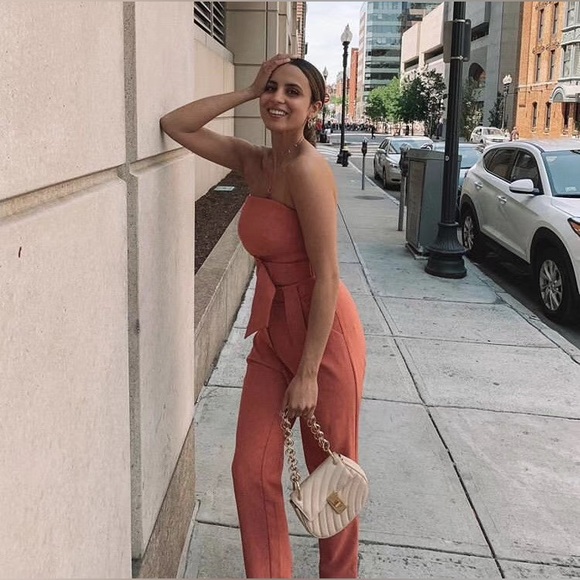 C/MEO Collective Pants - C/MEO Collective Coral Bustier and Pants Set size S